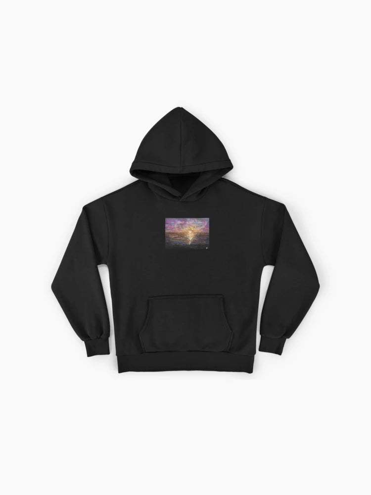 Pure Sunset Graphic Hoodie - Premium Oversized Heavyweight Fleece