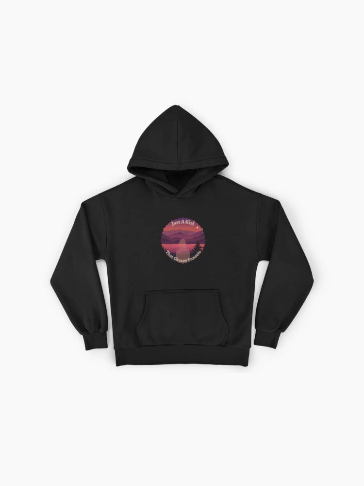 Female Just A Girl That Chases Sunsets Hoodie