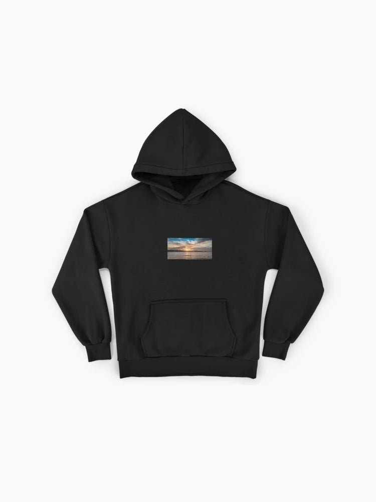 Infinite Sunsets Sunrises Hoodie - Scenic Horizon Oversized Pullover