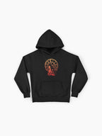 Time Broken Sunset Hoodie - Premium Oversized Surreal Abstract Art