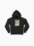 Galathi Sunset Beach Brown Hoodie - Premium Oversized Earth Tone Art