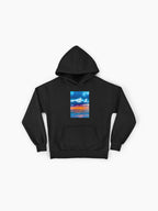 Ocean Wave Sunset Hoodie - Premium Oversized Relaxing Shoreline Top