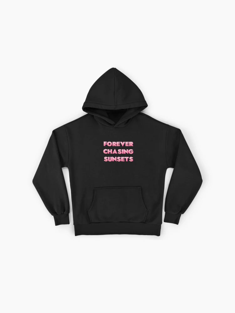 Forever Chasing Sunsets Gift Premium Oversized Hoodie