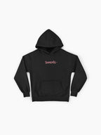 Calligraphy Sunset Text Hoodie - Premium Oversized Script Design