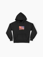 Pink Clouds At Dusk Hoodie - Premium Oversized Dreamy Evening Art