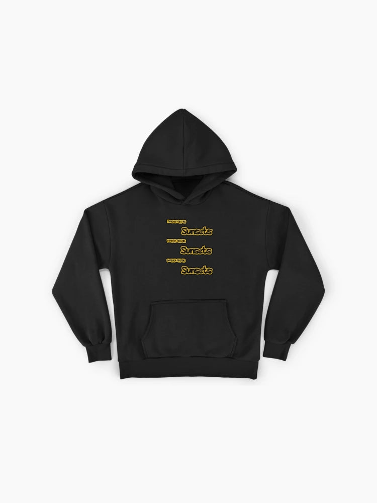 Forever Chasing Sunsets Aesthetic Premium Oversized Hoodie