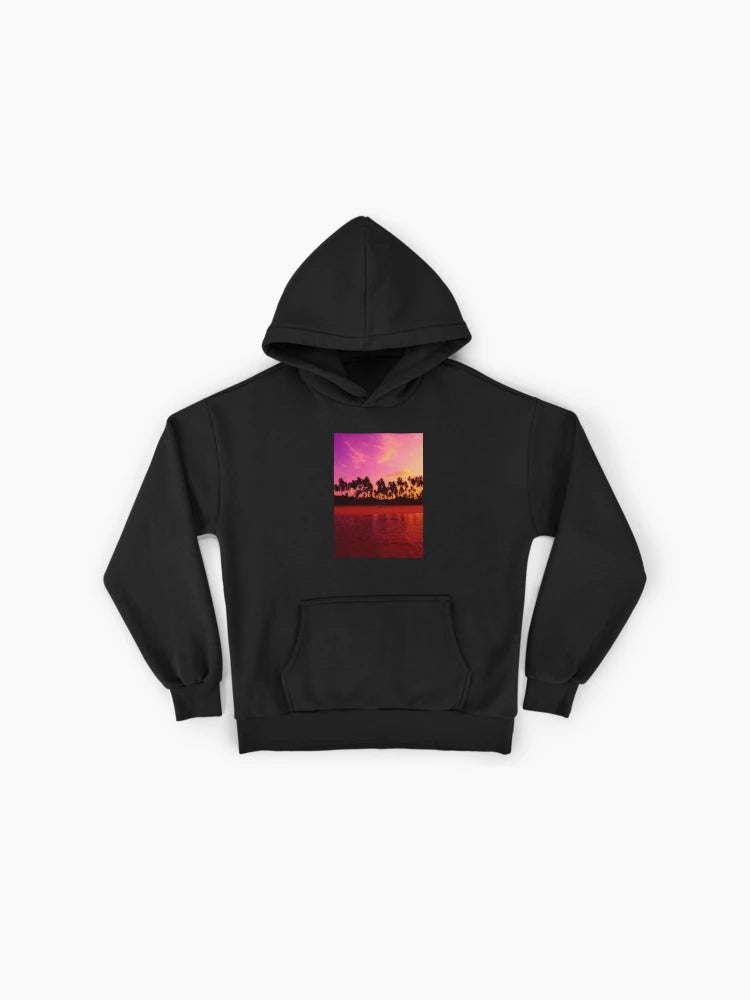 Relaxing Beach Sunset Premium Oversized Hoodie