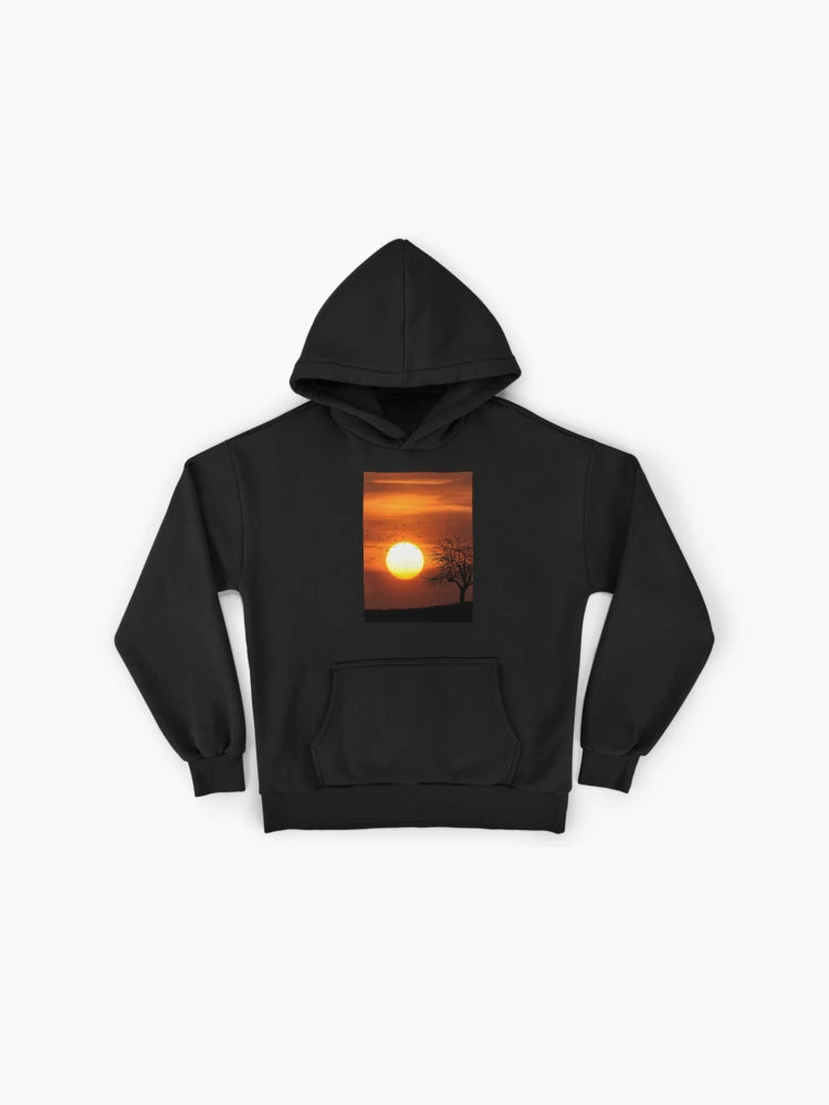 Sunset Glow Premium Oversized Hoodie - Beautiful Aesthetic Apparel