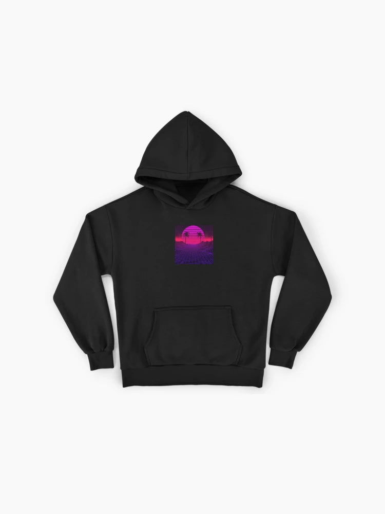 Nature Horizon Sunset Hoodie - Premium Oversized Outdoor Lifestyle
