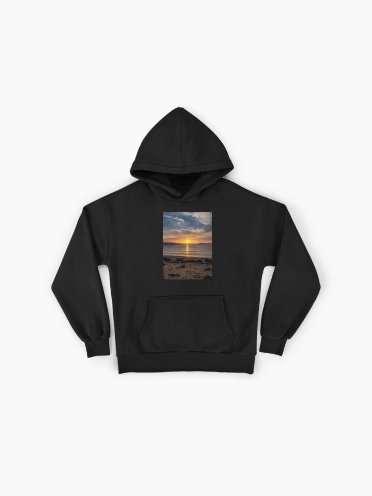 Dreamy Sunsets Sunrises Hoodie - Soft Sky Premium Oversized Top