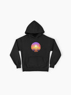 Vibrant Evening Sunset Hoodie - Premium Oversized Soft Fleece Top