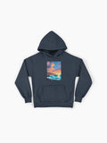 Tropical Sunset Horizon Hoodie - Premium Oversized Exotic Beach Wear