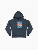 Tropical Sunset Horizon Hoodie - Premium Oversized Exotic Beach Wear