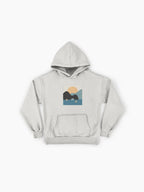 Scenic Sunset Painting Hoodie - Premium Oversized Creative Art Top