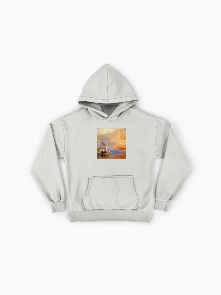 Artisan Sunset Painting Hoodie - Premium Oversized Unique Apparel