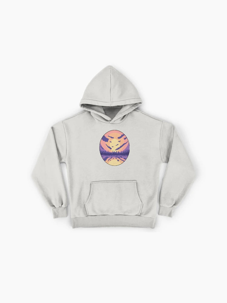 Radiant Horizon Sunset Hoodie - Premium Oversized Comfy Streetwear