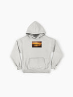 Abstract Sunset Landscape Premium Oversized Hoodie Unique Print