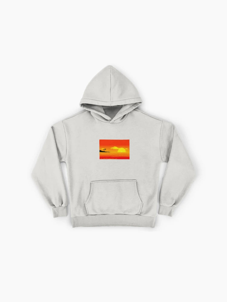 California Dream Sunset Hoodie - West Coast Golden Hour Apparel