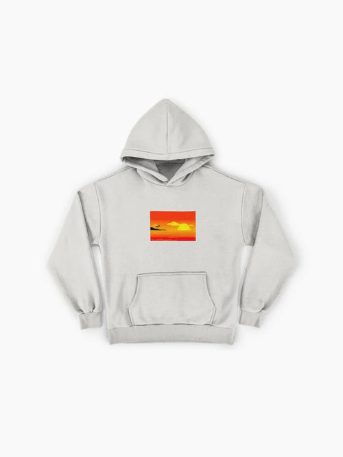 California Dream Sunset Hoodie - West Coast Golden Hour Apparel