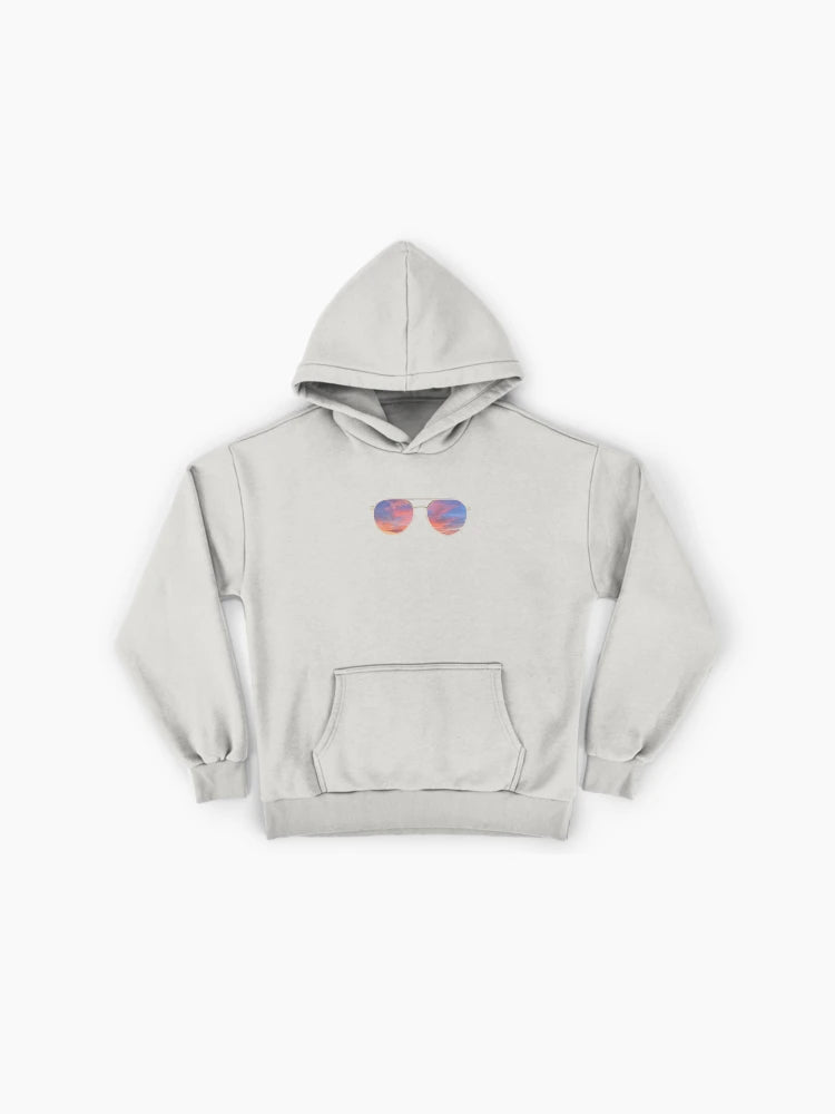 Sunset Sunglasses Graphic Hoodie - Premium Oversized Trendy Style