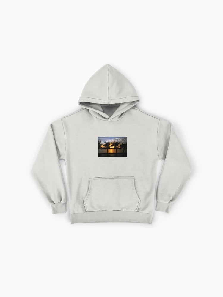 Florida Sunset Scenic Premium Oversized Hoodie