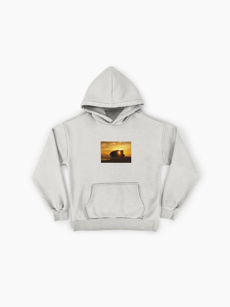 Rays Of Stone Nature Premium Oversized Hoodie