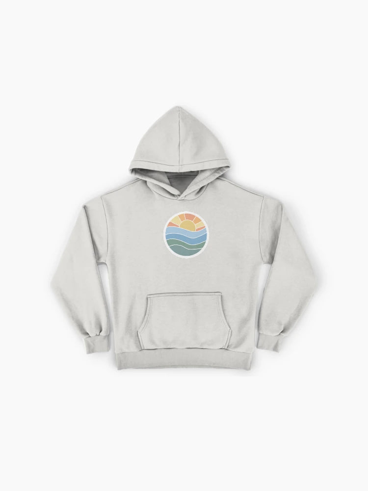 Evening Glow Sunset Hoodie - Warm Aesthetic Premium Streetwear