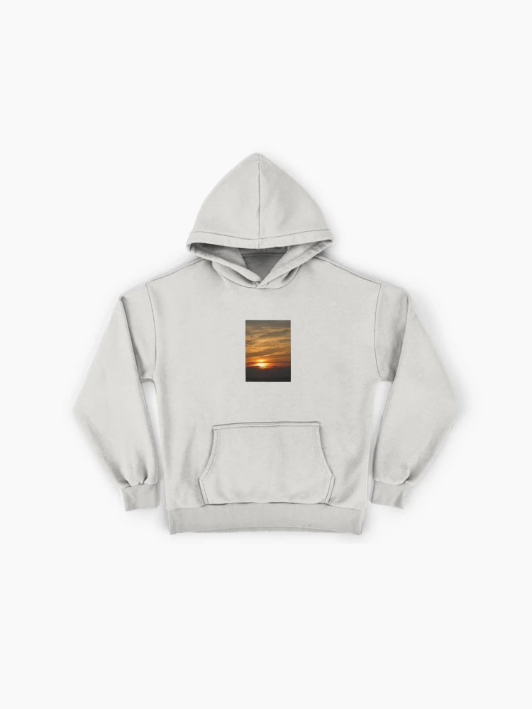 Yellow Sunset Glow Hoodie - Premium Oversized Bright Aesthetic Wear