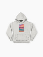 Vibrant Ocean Sunset Hoodie - Premium Oversized Surf Style Top