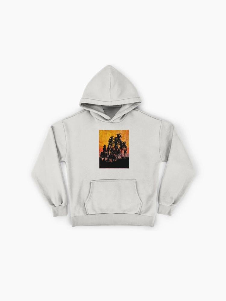 Tropical Sunset Paradise Hoodie - Premium Oversized Summer Essential