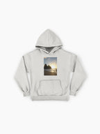 Tropical Beach Sunset Hoodie - Premium Oversized Coastal Art Top
