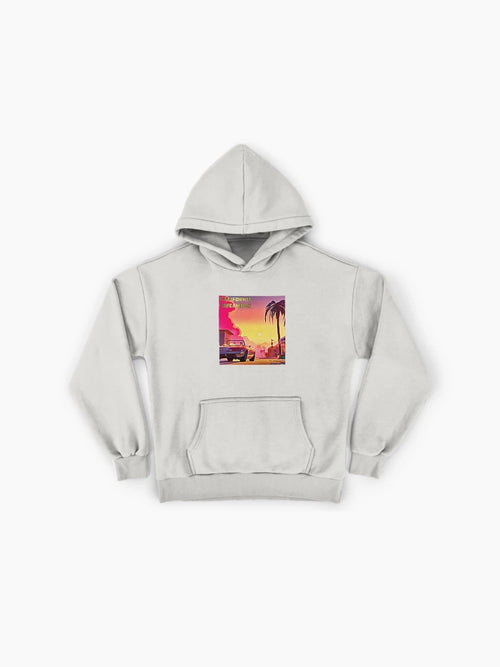 California Dreaming Retro Hoodie - Premium Oversized West Coast Style