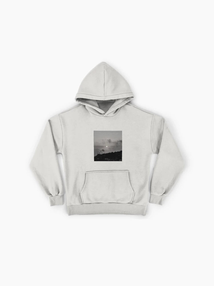 Bold SUNSET Lettering Hoodie - Premium Oversized Graphic Streetwear