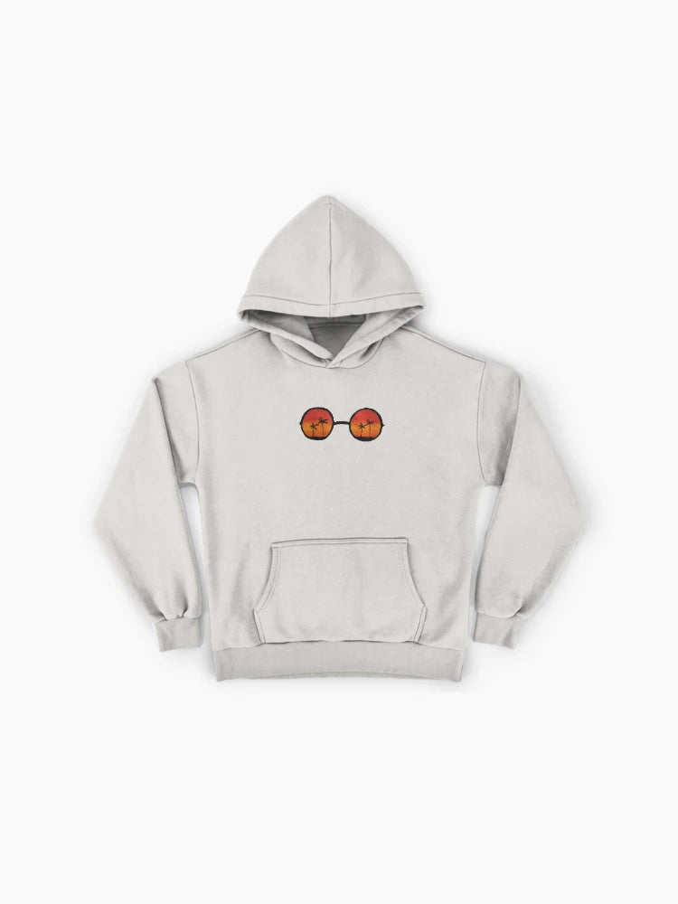 Sunset Glasses Graphic Hoodie - Premium Oversized Trendy Eyewear Art