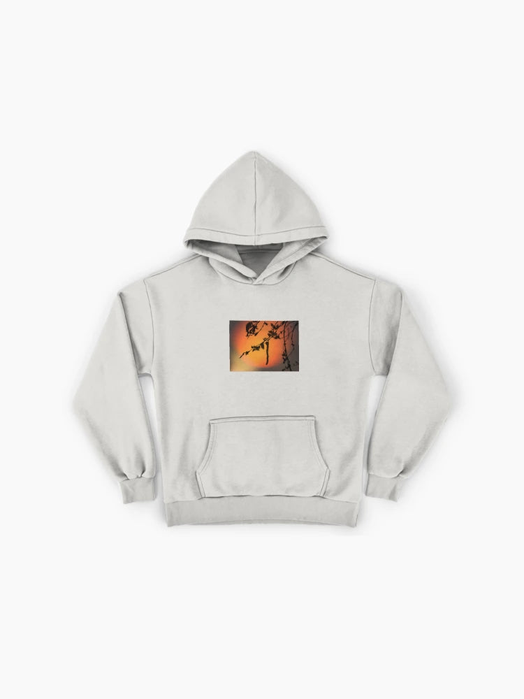 Sunset Horizon View Hoodie - Simple Elegant Premium Oversized Top