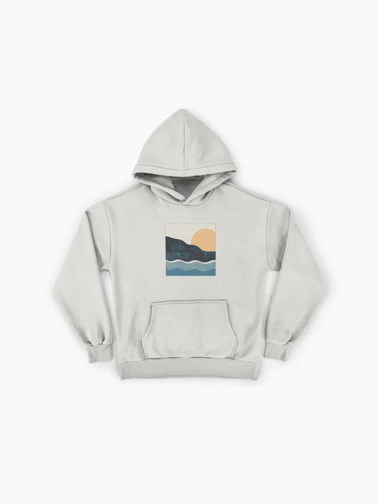 Canvas Style Sunset Hoodie - Premium Oversized Artistic Pullover