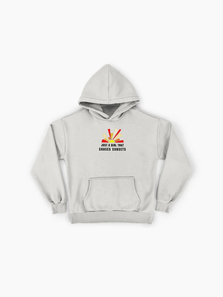 Stylish Just A Girl That Chases Sunsets Hoodie