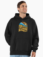 Forever Chasing Sunsets Hoodie - Premium Oversized Timeless Gift Black