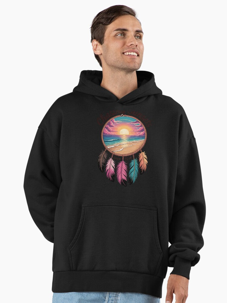 Chasing Sunsets Since Birth Hoodie - Lifelong Wanderlust Apparel Black