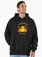 Urban Forever Chasing Sunsets Premium Oversized Hoodie Black