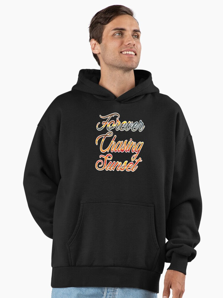 Special Sunset Chaser Hoodie - Premium Oversized Exclusive Edition Black