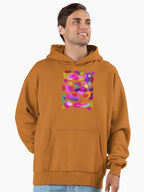 Majestic Sunsets Hoodie - Premium Oversized Multi-Tone Graphic Clay