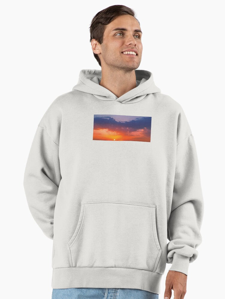 Pakistan Sunset Photography Hoodie - Scenic Global Travel Apparel Bone