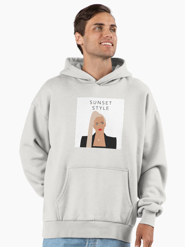 Selling Sunset Style Hoodie - Premium Oversized Beach Vibe Apparel Bone