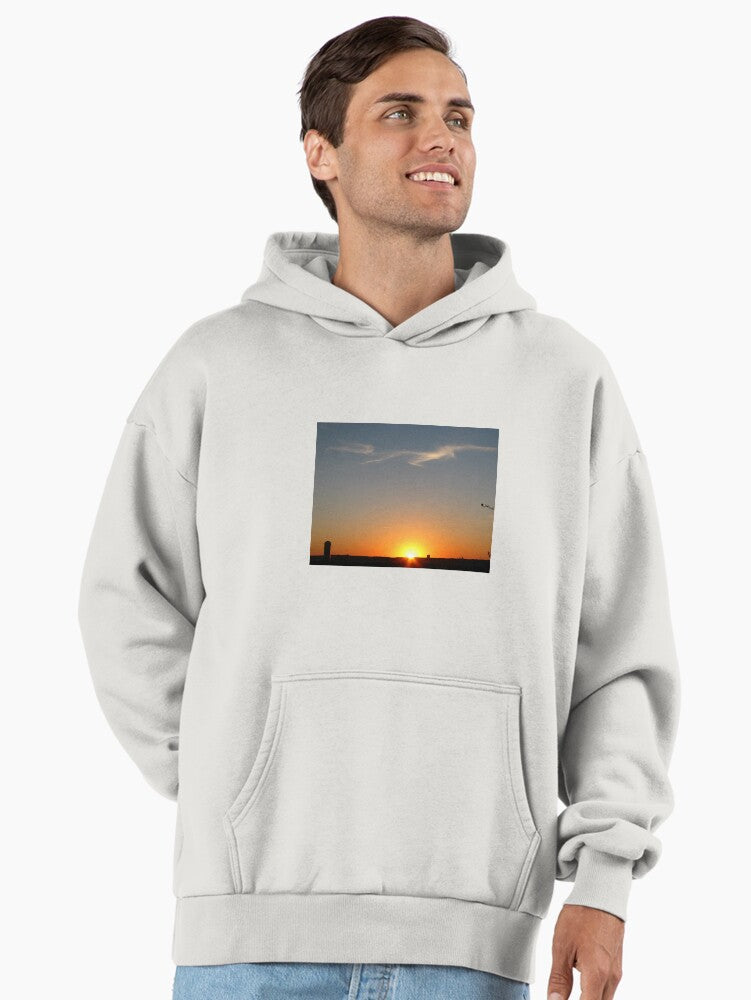 Red Sky Sailors Delight Premium Oversized Hoodie Bone