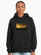 Folsom Sunset Landscape Hoodie - Premium Oversized Local View Art Black