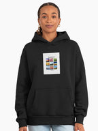 Summer Memories Nature Design Premium Oversized Hoodie Lightweight Black