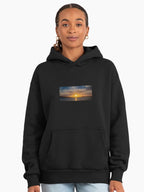 Majestic Sunsets Sunrises Hoodie - Nature Lover Premium Outerwear Black