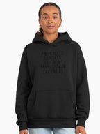 Palm Tree Sunset Hoodie - Wanderlust Traveler Premium Resort Wear Black