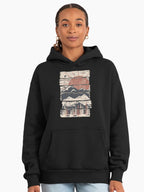 Winter Pursuits Outdoor Hoodie - Premium Oversized Cold Weather Gear Graphite Black